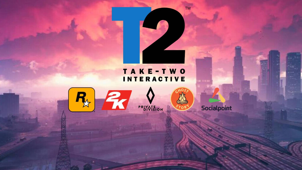 Take-Two Interactive and its subsidiaries: Rockstar Games, 2K, Private Division, Ghost Story Games, Socialpoint